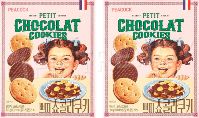 피코크 쁘띠쇼콜라쿠키 160g 2, 2개