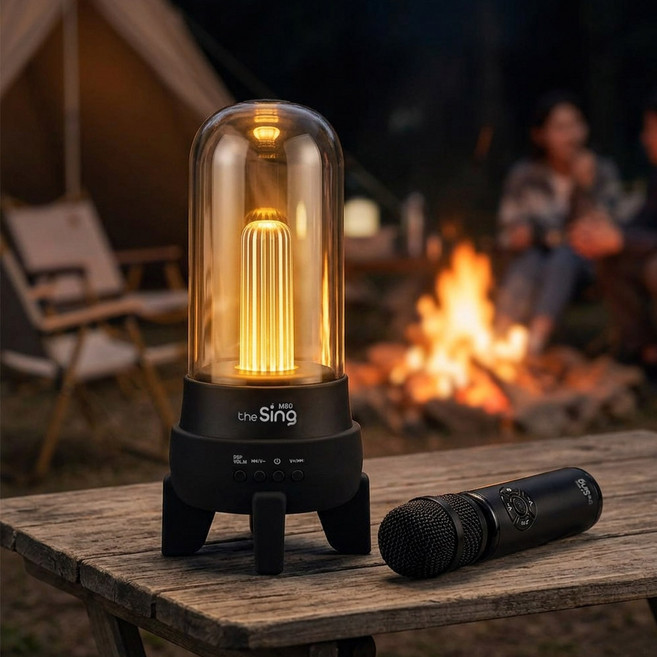 더씽 블루투스 마이크 스피커 블랙, The sing M80