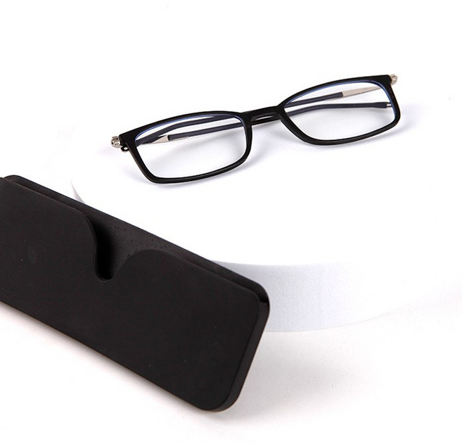 돋보기 안경 납작한 슬림 노안 패션 접이식 휴대용 작은 안경테, 1개, 상세페이지 참조