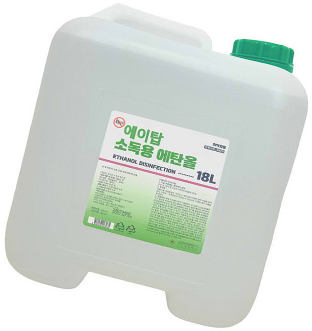 에이탑 에탄올 18L 대용량 상처 소독제 병원용 청소용, 1개