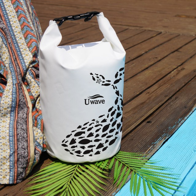 유웨이브 드라이백 수영복 방수가방 수영가방 5 10 20L, 고래