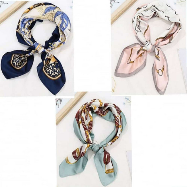 패션 머플러 패션소품 패션스카프 스카프 실크스카프 정사각 액세서리 간절기