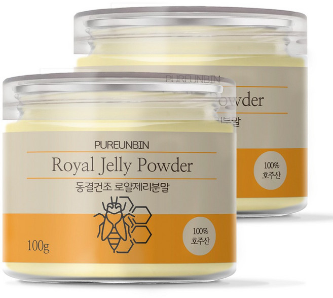 푸른빈 동결건조 로얄젤리분말, 100g, 2개