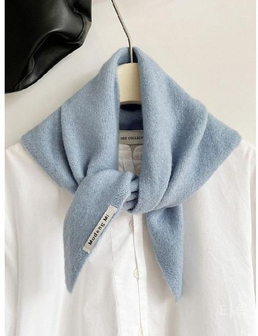 티류으스 캐시미어 혼방 울 니트 삼각 머플러 목도리 겨울 스카프 ZA