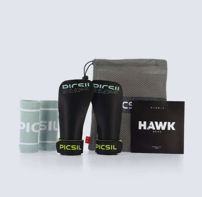 [픽실 공식]픽실 호크 그립 무탄마 토투바 머슬업 크로스핏 노초크 풀업 턱걸이 손목보호대, 블랙, 1개