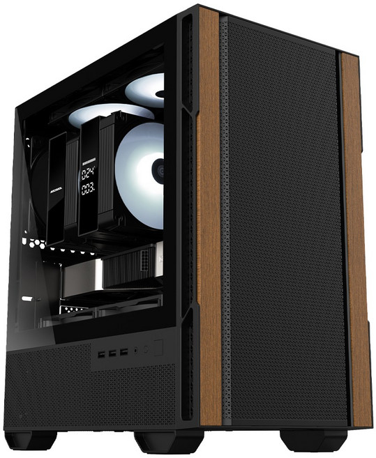 3RSYS L330 Quiet 미니타워 컴퓨터 PC 케이스 (블랙), L330 Quiet 블랙, 1개