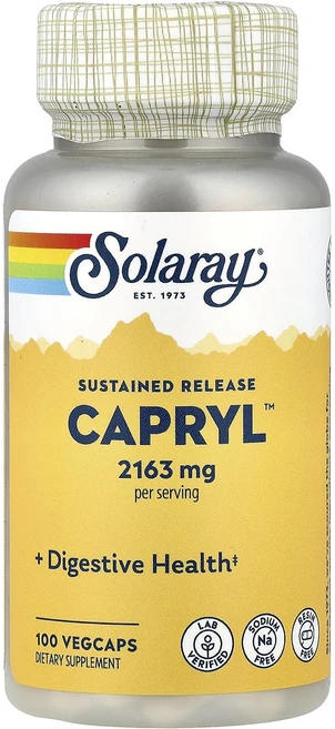 단백질 비타민 철분 마그내슘 칼슘 Solaray Capryl 나트륨 무함유 수지 무함유 베지 캡슐 100정 고루고루섭취해주세요, SolarayCapryl나트륨무함유수지무함유베지캡슐10 - 쿠팡