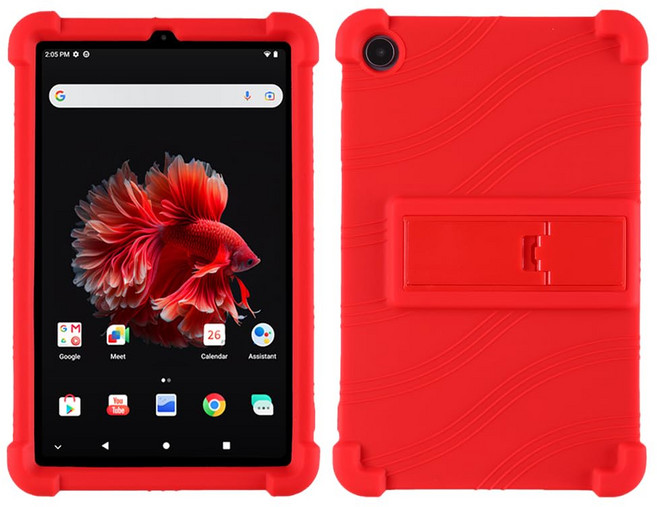 에어백 충격 방지 보호대 펀다 Alldocube iPlay 50 Mini Pro NFE 8.4 인치 태블릿 케이스 후면 킥스탠드 포함 소프트 실리콘 커버, 03 iPlay50 Mini Pro, [00] 빨간, 1개