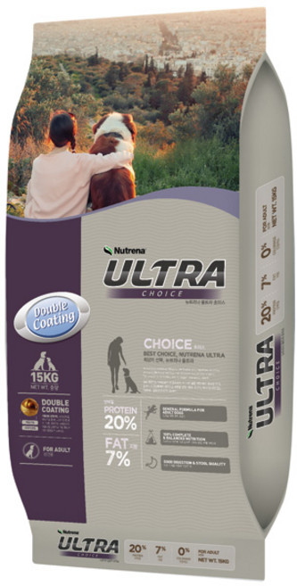 뉴트리나 울트라 초이스 애견사료, 곡물, 15kg, 1개