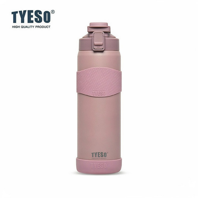 TYESO 保溫瓶 不鏽鋼真空保溫水壺, 粉色, 1個, 900ml