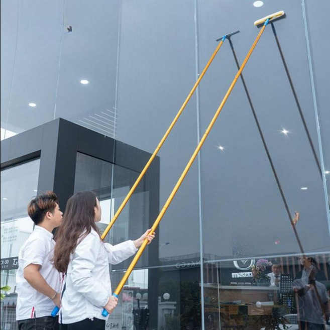 빌딩 유리창 와이퍼 걸레 고층 외벽 높은 상가 건물 장대 청소 화물차, C. 10.5m, 1개