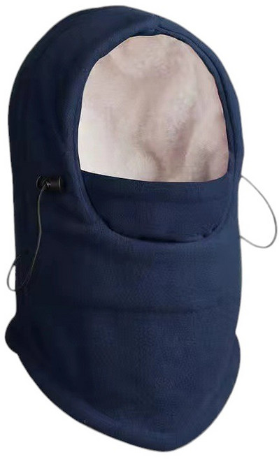 믿추 기모 바라클라바 후드넥워머 오토바이 방한, 벨벳네이비, 1개