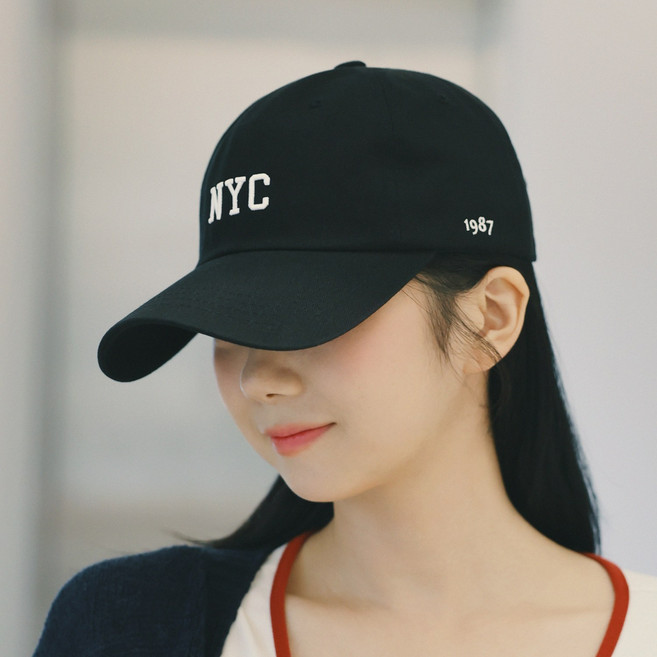 라핑 국내생산 NYC 1987 캡모자 남성 여성 사계절 데일리 볼캡