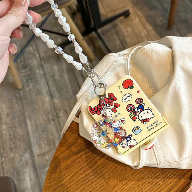 갤럭시z플립7 z플립5 z플립6 힌지보호 투명 실리콘 즐거운 고양이 핸드폰케이스