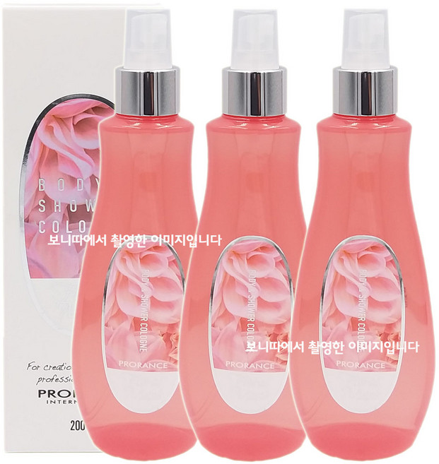 프로랑스 바디 앤 샤워코롱 후로랄머스크 (바디미스트 향수), 200ml, 3개