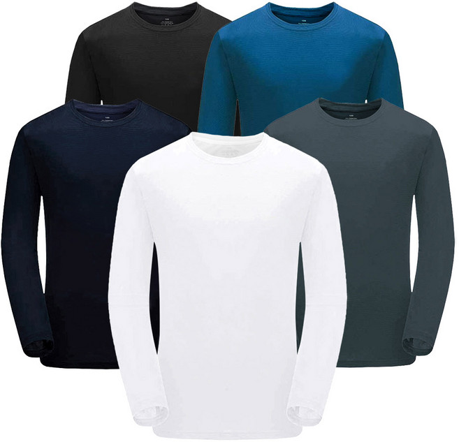 남성 여름 냉감 긴팔티셔츠 시원한 긴팔티셔츠 여름용 작업복 등산복 일상복 긴팔티셔츠