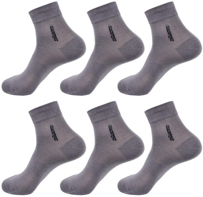 슬래진저 남성용 여름 쿨 정장 양말 6켤레