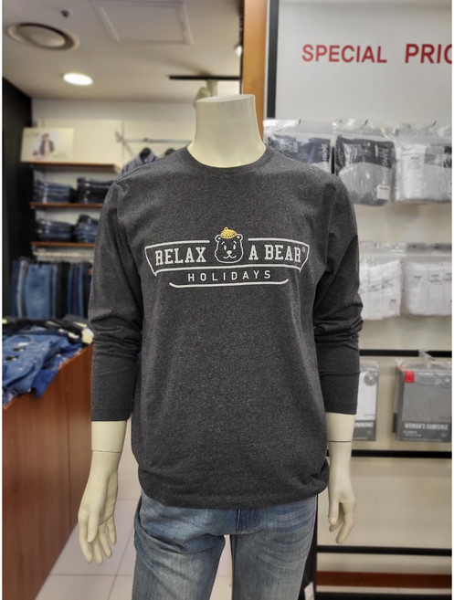 뱅뱅 뱅뱅 남녀공용 레터링 긴팔티셔츠NTI264송파점