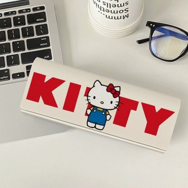 키티 자석식 하드 안경케이스