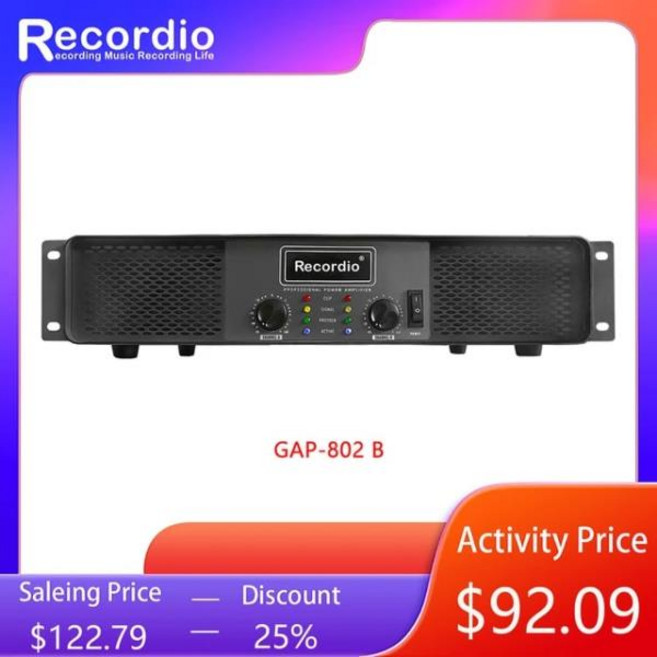 정시출고 GAP-802 전문 850W * 2 파워 앰프 채널 m 오디오 고출력 야외 무대, 02 GAP-802B, 1개