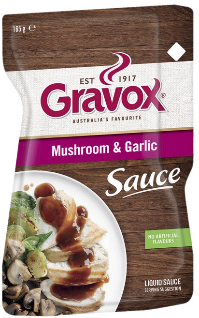 호주 그레복스 액상 마늘 버섯 소스 165g Gravox Mushroom & Garlic Sauce Liquid, 1개