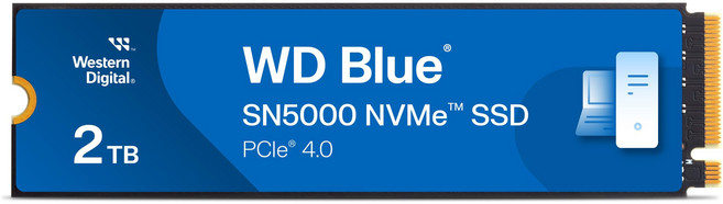 WDS200T4B0E [WD Blue SN5000 NVMe SSD(2TB M.2(2280) PCIe Gen4 x4 NVMe 900TBW 3D TLC 5년 보증)], 1개