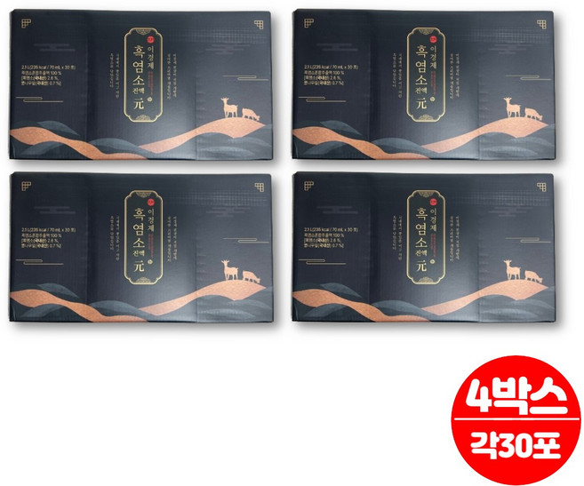 이경제 이경재 흑염소 진액 즙 흙염소 염소즙 아라키돈산 뽕나무잎 두충 칡뿌리, 4세트, 2.1L