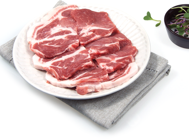 고기몰 국내산 옛날 한입 목살 300g 냉동 3팩이상 생와사비증정