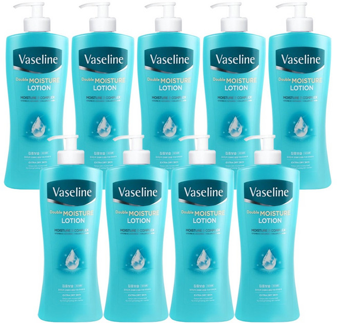 바세린 애경 바디로션 더블 모이스처, 450ml, 9개