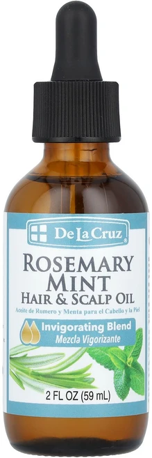 De La Cruz 모발 및 두피 오일 로즈메리 민트 59ml(2fl oz) Cruz (데 라 크루즈), De La Cruz, 모발 및 두피 오일, 로즈메리 민, 1, 59ml - 쿠팡