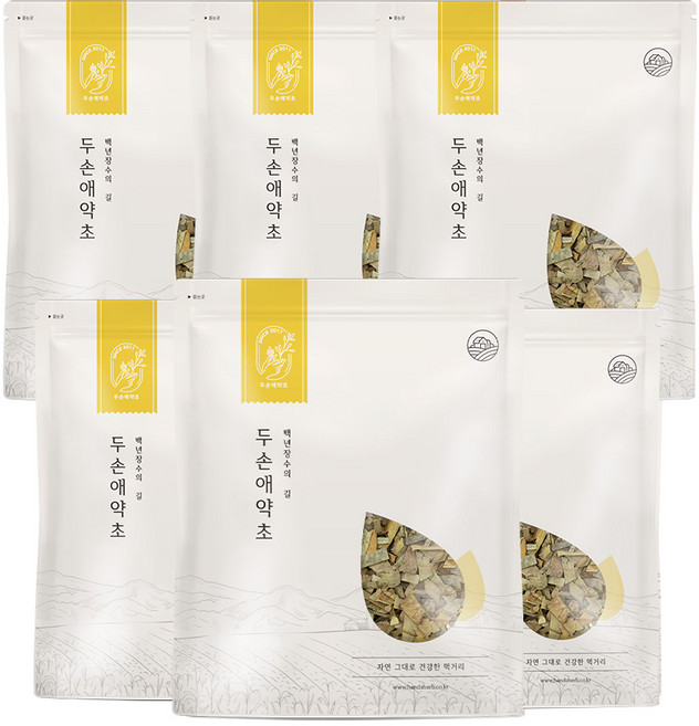 두손애약초 말린 그라비올라 차 건조 그라비올라잎 300g, 6개