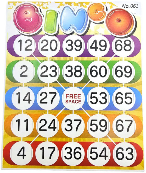 보드게임 빙고게임카드