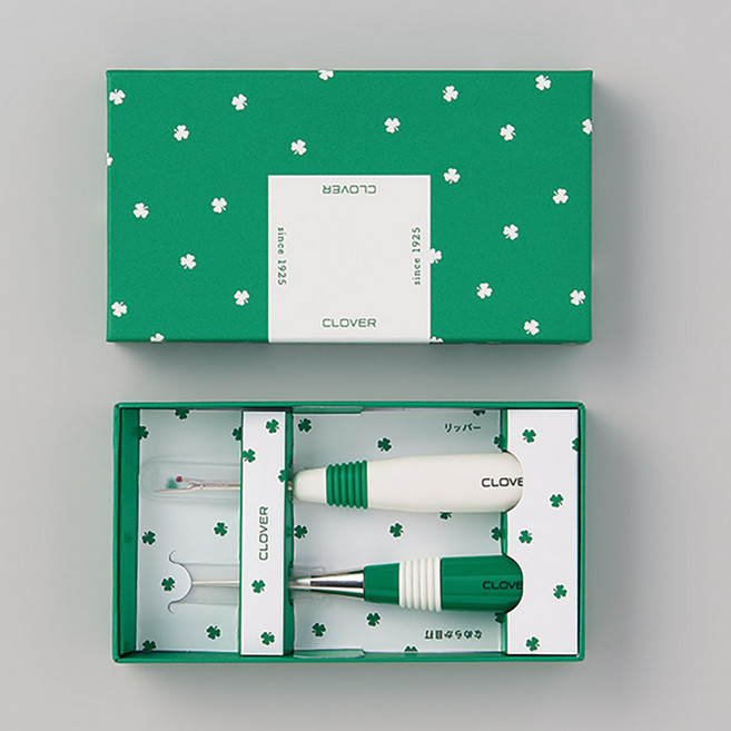 크로바 재봉도구 2종 기프트세트 송곳 실따개 70-301, 1개, 혼합