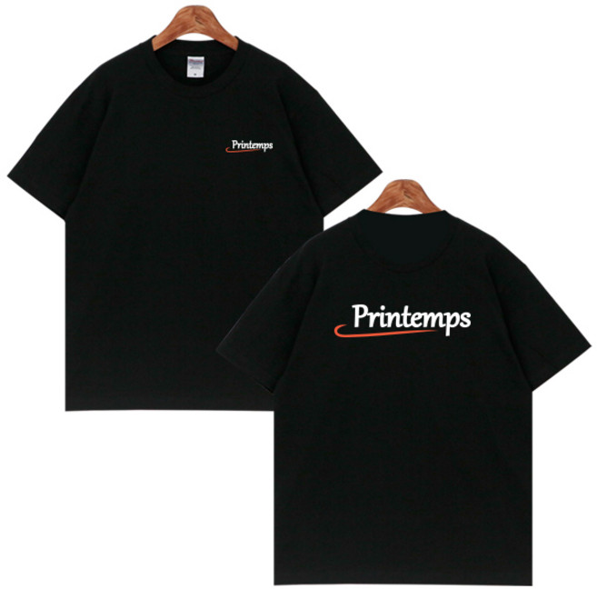 티데일리 남녀공용 쁘렝뗑 17수 반팔 티셔츠