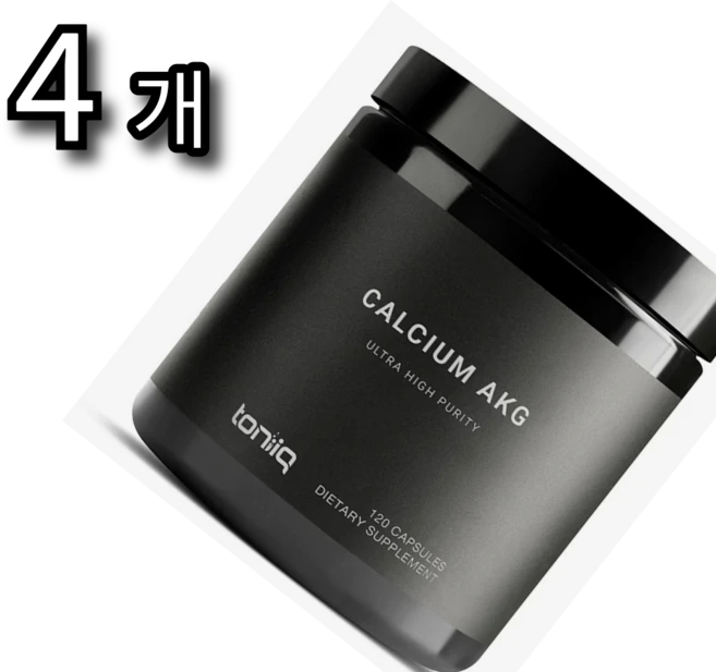 토니크 칼슘 AKG 99%, 4개, 120정 - 쿠팡