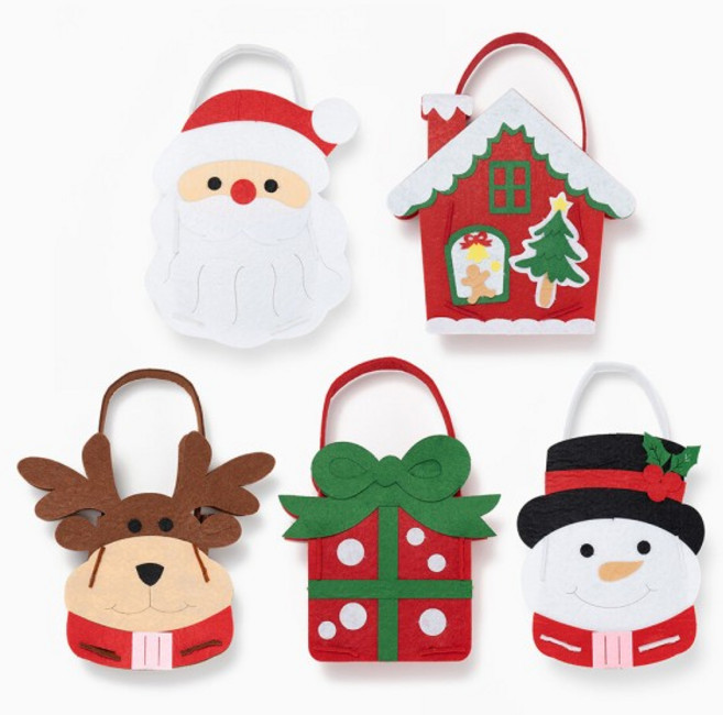 민화샵 크리스마스펠트미니가방만들기, 선물