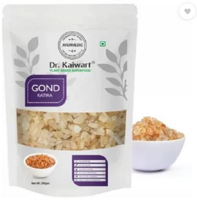 DR. KAIWART Ayurvedic Gond Katira | Edible Tragacanth Gum | Cools Body Naturally Dried Gum (200 g), 1개, 200g - 쿠팡
