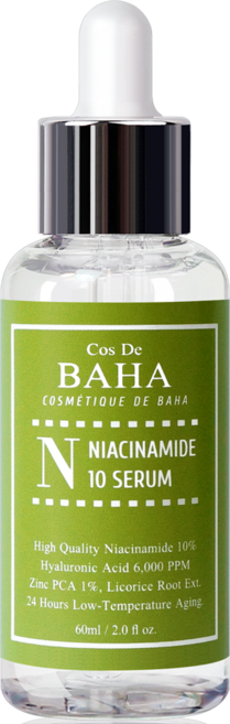 코스드바하 나이아신아마이드 10% 징크1% 세럼, 1개, 60ml