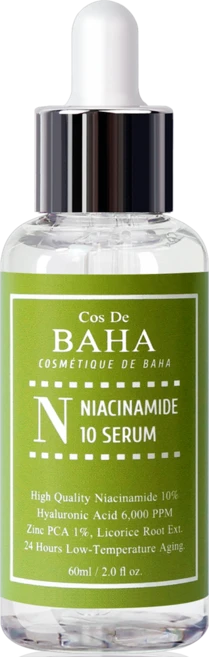 코스드바하 나이아신아마이드 10% 징크1% 세럼, 1개, 60ml - 쿠팡