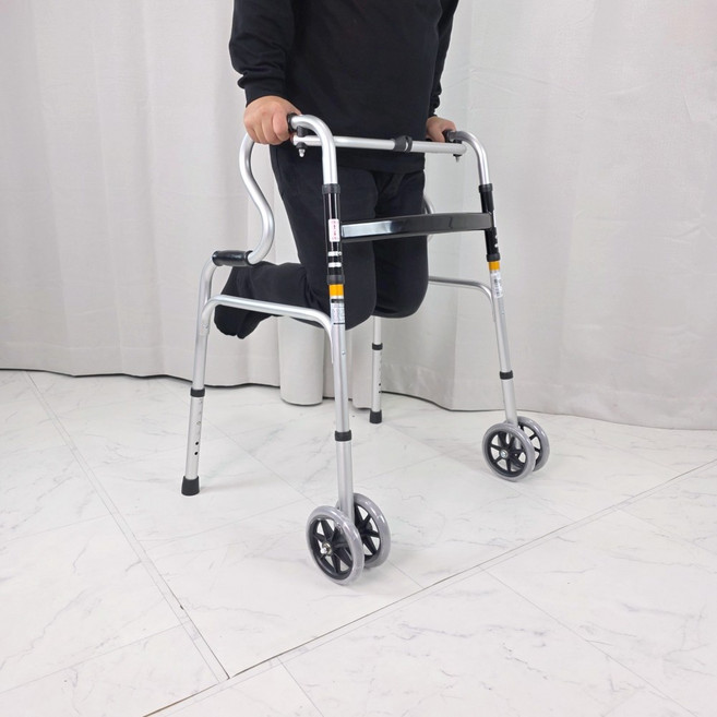 실내용 환자보행기워커 DBW6 허리환자용 접이식 성인 실내보행보조기 바퀴워커 장기요양 복지용구, 일반구매, 1