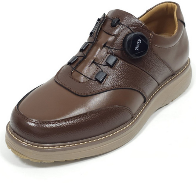 Gag 남성 발편한 천연가죽 다이얼 캐주얼화 G604-1