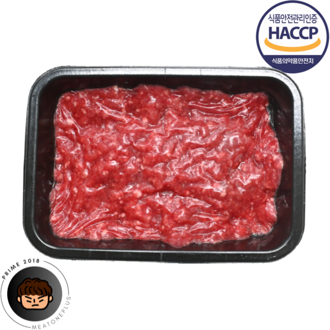 무항생제 한우 이유식용 소고기 우둔살 다짐육 큐브 토핑 초기 중기 이유식 재료, 대용량(중간입자) 300g, 300g, 1개