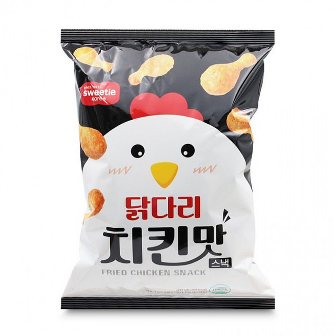 스위티코리아 닭다리 치킨맛 스낵 280g, 1개, 1g