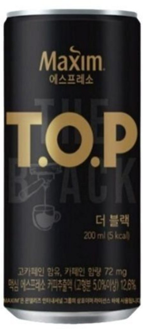 동서식품 티오피 더블랙 200ml 24캔 cwj7785io, 1개, 1ml