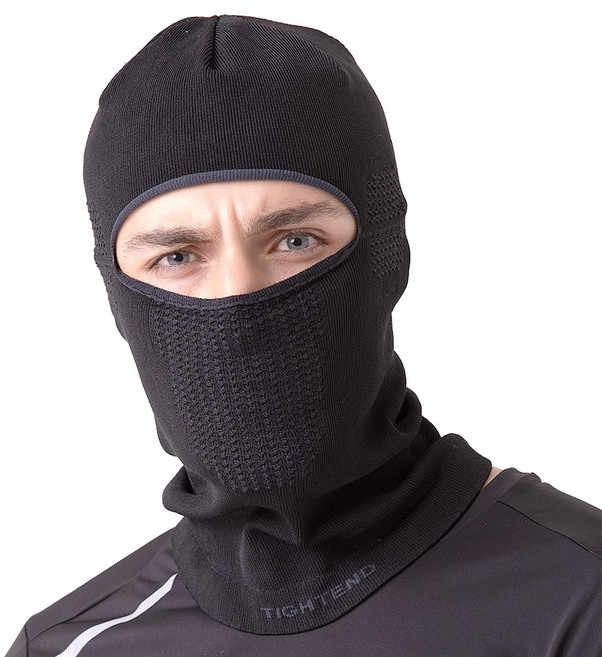 타이트엔드 W8H 방한 바라클라바, 블랙
