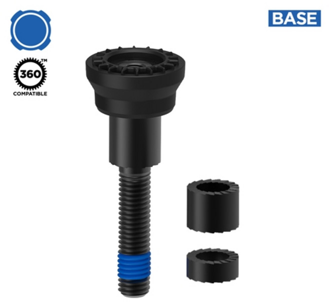 쿼드락 360 베이스 Base - M8 Single Bolt, 1개