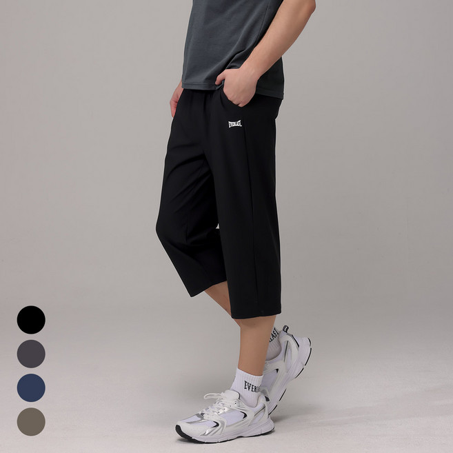 에버라스트 남자 7부 여름 바지 스트라이프 팬츠