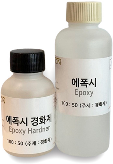 카본용 에폭시 수지 주제200g + 경화제100g (총 300g), 1개