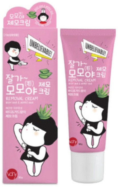 잘가 모모야 제모크림 50g 셀프 왁싱 다리 겨드랑이, 1개