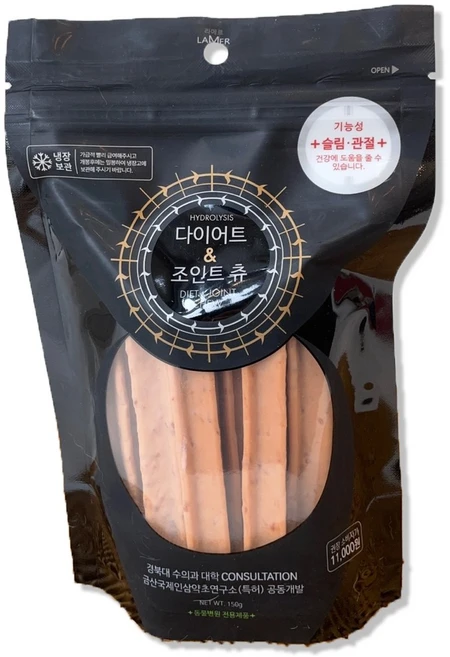 강아지 다이어트 체중관리 라메르 가수분해 다이어트 앤 조인트 츄, 1개, 150g, 다이어트&조인트 츄 - 쿠팡